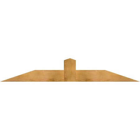 Ekena Millwork Portland Rough Sawn Timber Gable Bracket, Western Red Cedar, 72"W x 12"H x 6"D x 6"F, 4/12 Pitch GBW072X12X0606POR00RWR